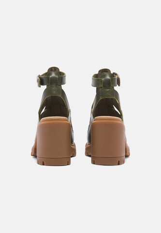 TIMBERLAND - Sandalias con hebilla 'Fisherman' en verde