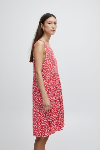 ICHI Summer Dress 'Ihmarrakech' in Red: front