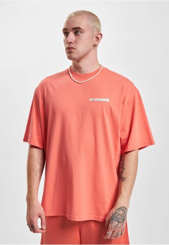 T-Shirt 'Good Vibes Only' 2Y Studios en orange : devant