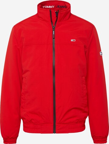 Tommy Jeans Jacke 'Essential' in Rot: predná strana