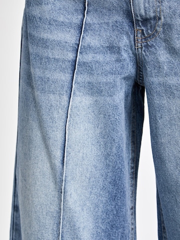 IT'S BASIC Wide leg Jeans 'Palazzo High Rise Jeans' in Blauw