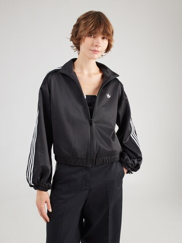 ADIDAS ORIGINALS - Chaqueta de entretiempo en negro: frente