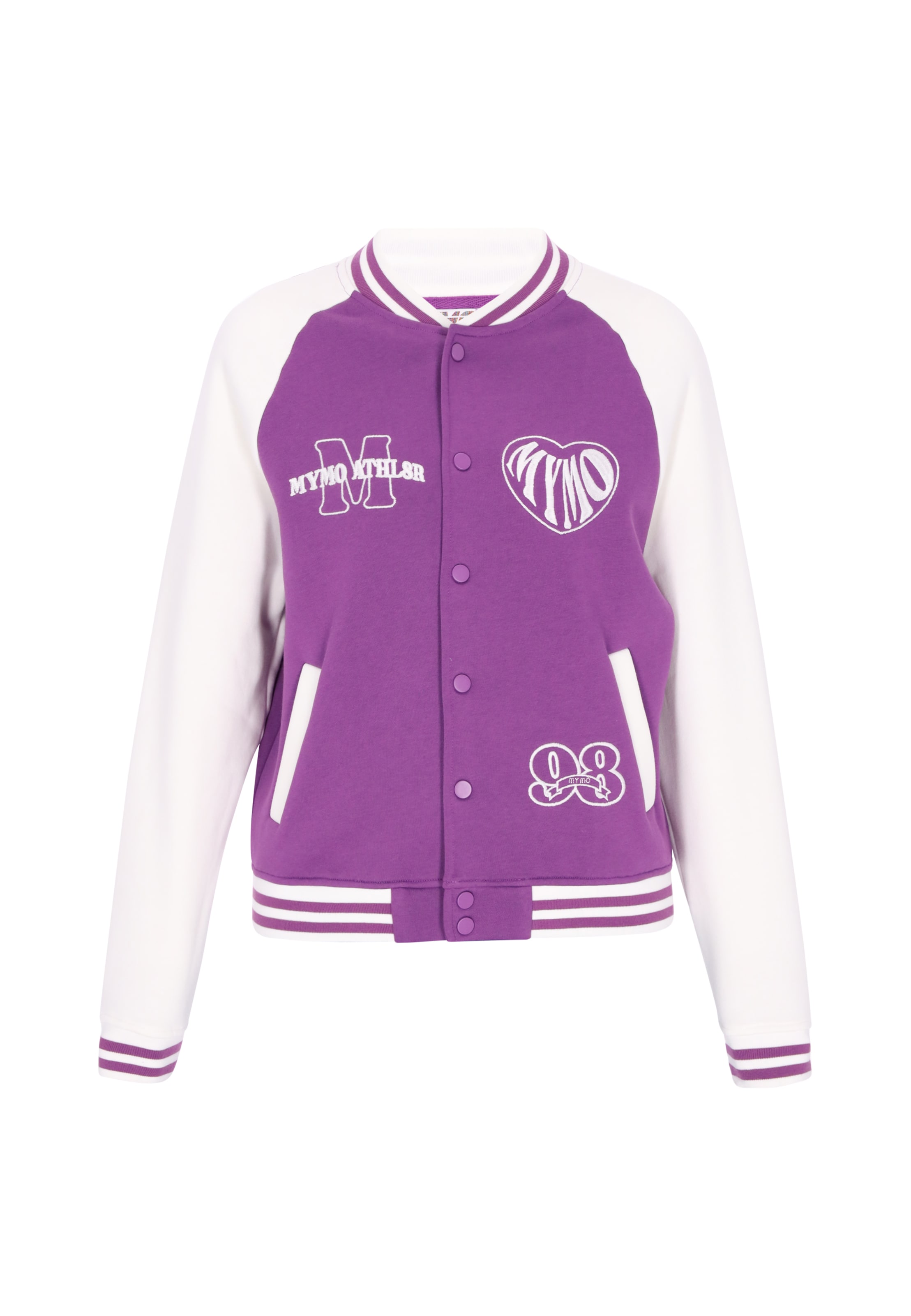 myMo ATHLSR - Casaco em moletão em roxo: frente