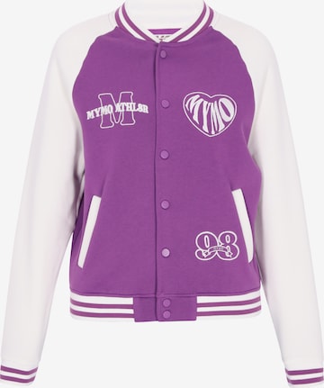 myMo ATHLSR - Casaco em moletão em roxo: frente