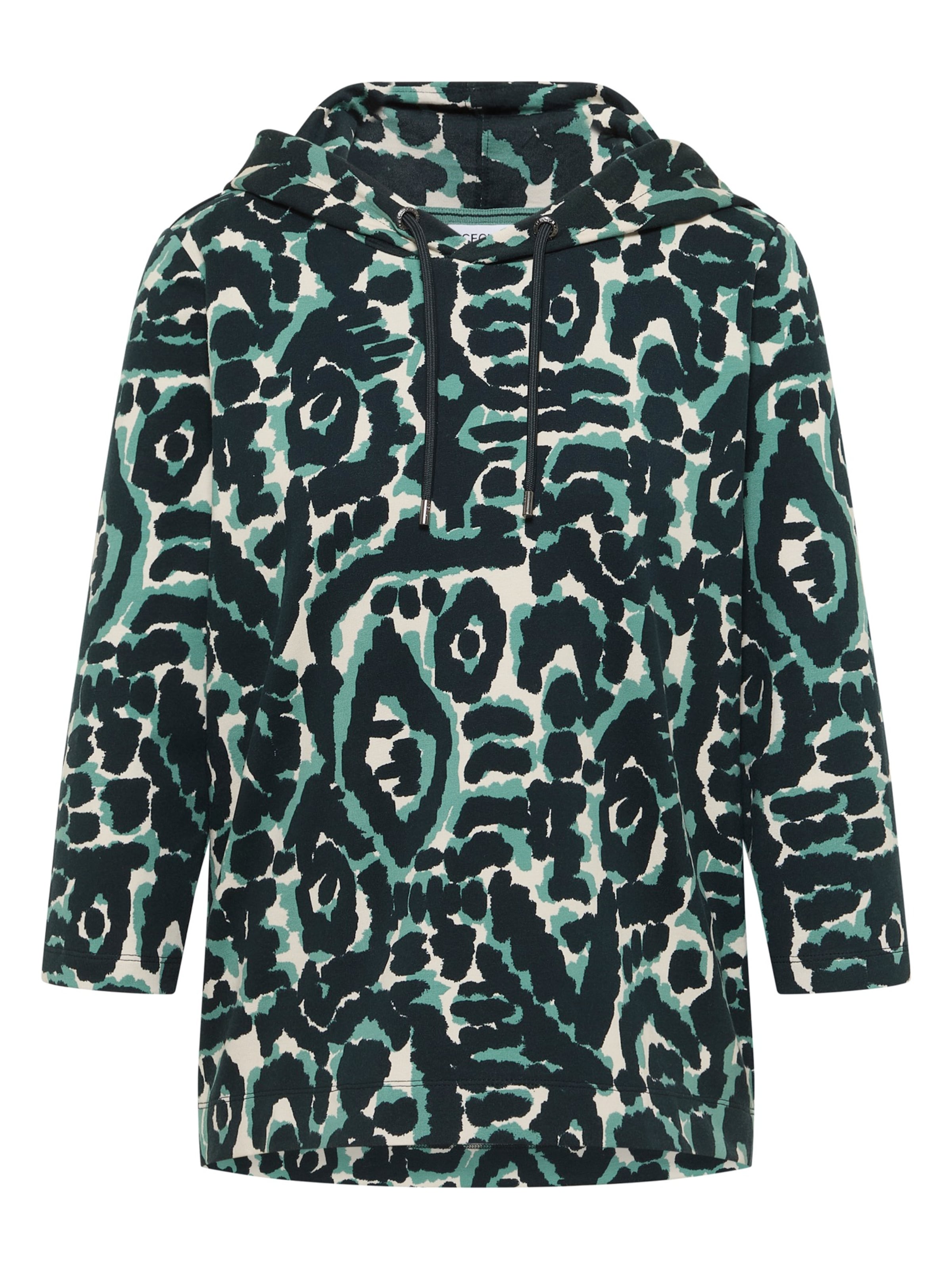 CECIL Mikina – zelená: přední strana