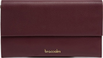 Borsa a sacco 'Jinny Leather' di Braccialini in rosso: frontale