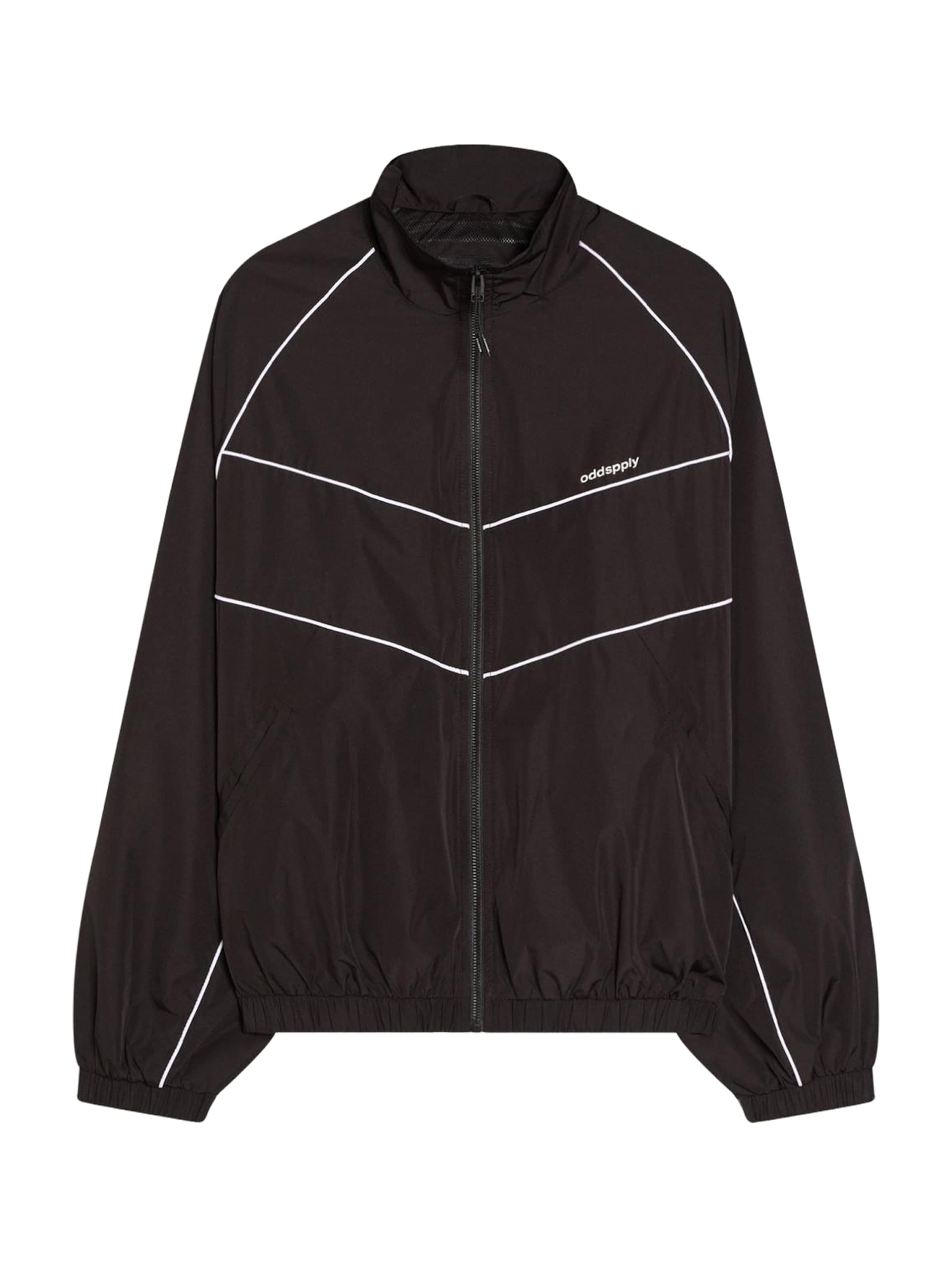 Bershka Преходно яке в черно: отпред