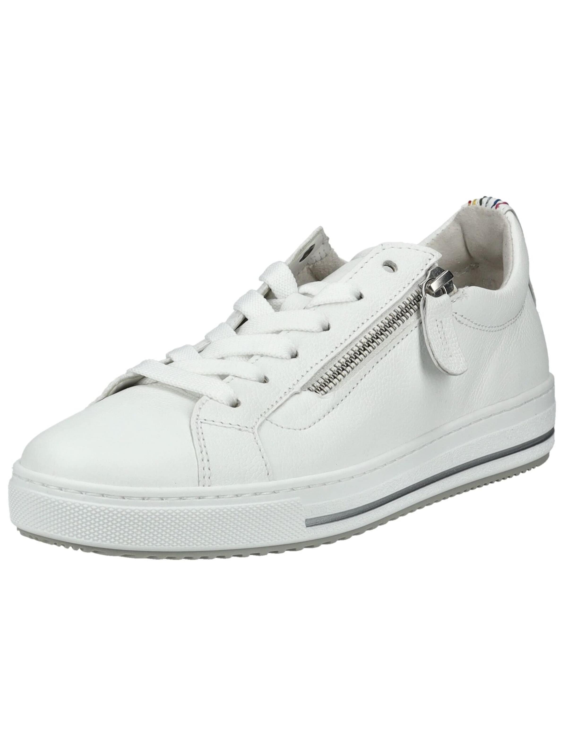 Baskets basses GABOR en blanc : devant