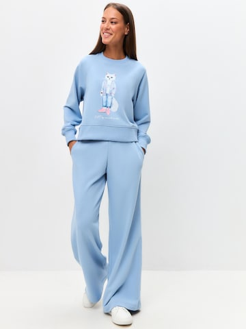 Cat e Lolette - Sudadera 'Country Cat' en azul