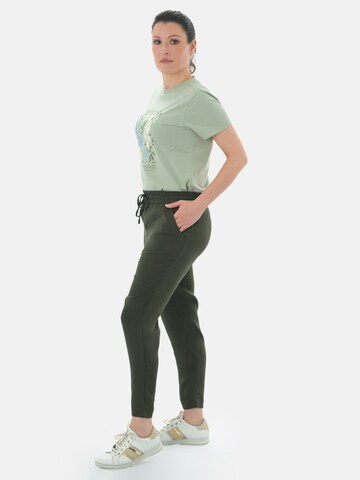 PANTONECLO Regular Trousers 'Pantoneclo Women's Trousers' in Green