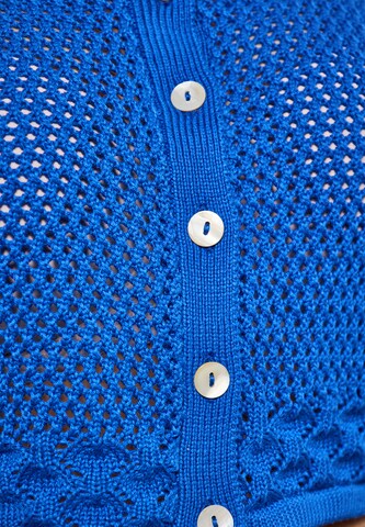 IZIA Gebreid vest in Blauw