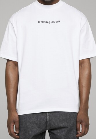 T-Shirt 'Matteo Racing' ROCAWEAR en blanc