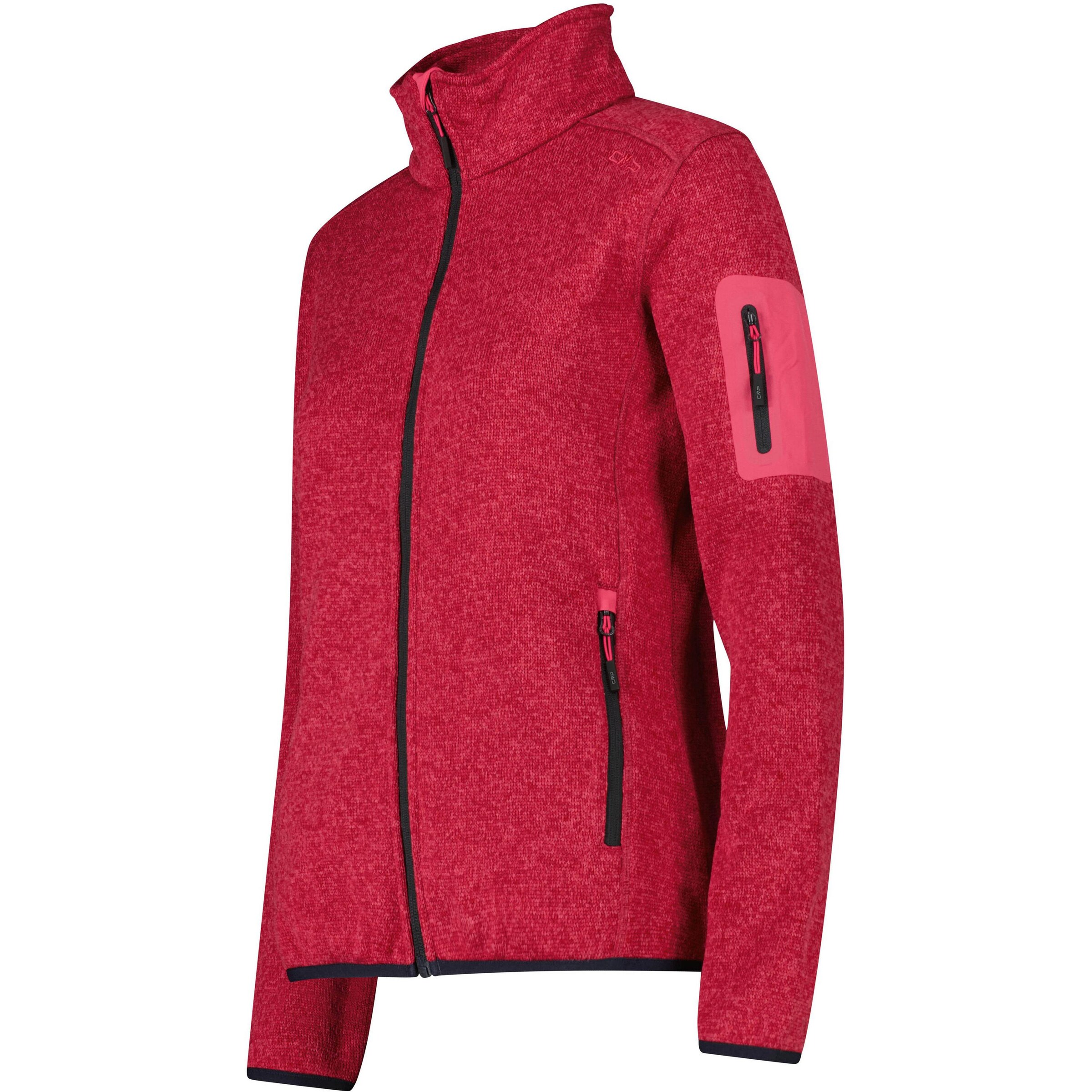 CMP Athletic Fleece Jacket in Red