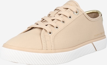 TOMMY HILFIGER - Zapatillas deportivas bajas en beige: frente