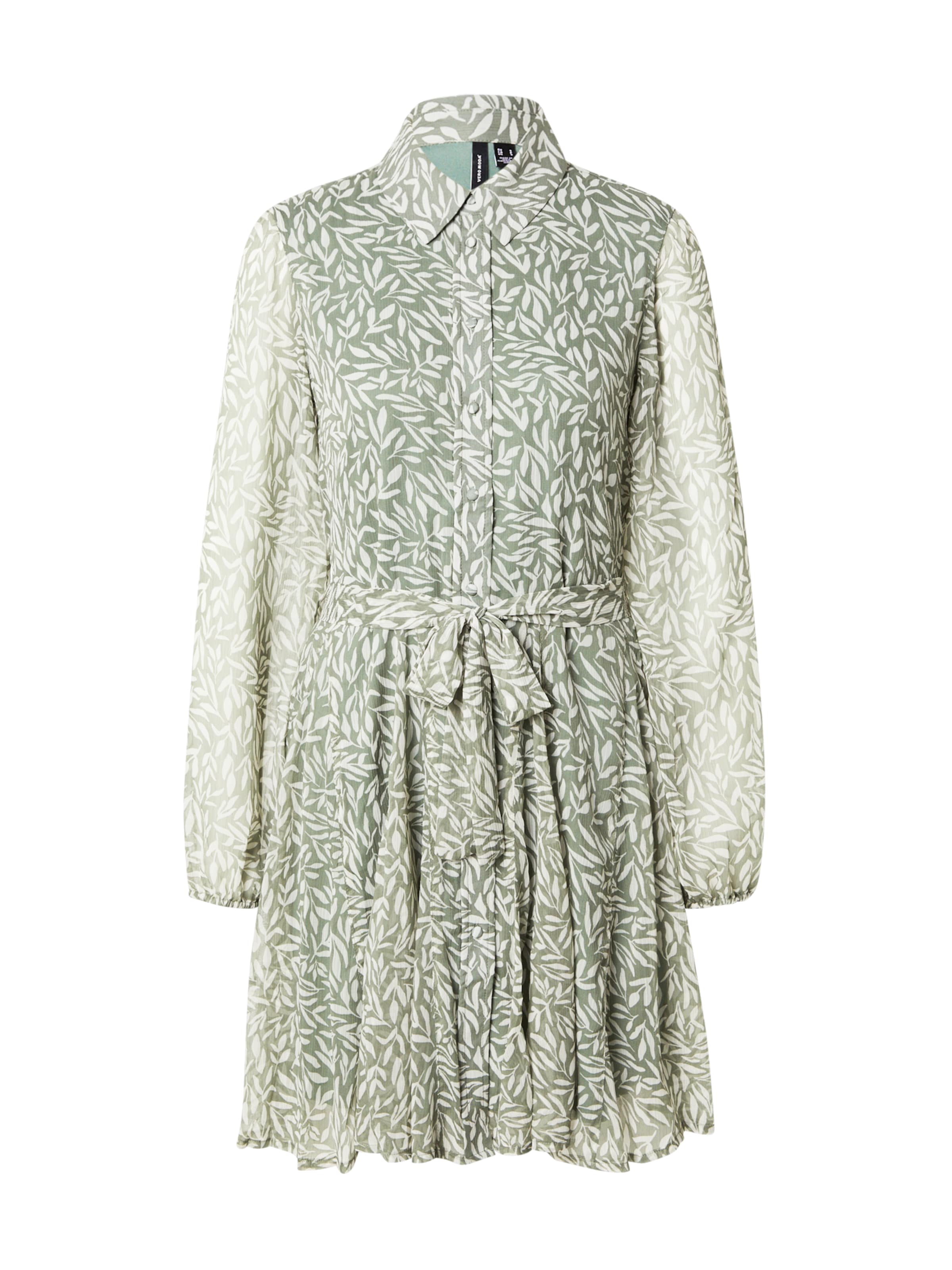 VERO MODAKošulja haljina 'VMSMILLA' - zelena boja: prednji dio