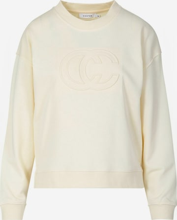 T-shirt ' Logo ' Coster Copenhagen en beige : devant