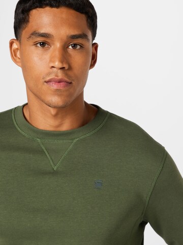 G-Star RAW Μπλούζα φούτερ 'Premium core' σε πράσινο