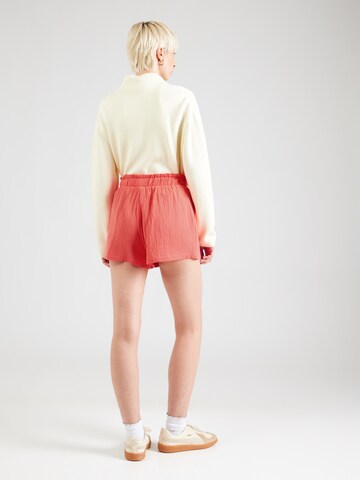 VERO MODA Kottis Püksid 'VMNatali', värv punane