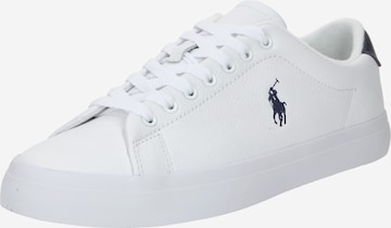 Baskets basses 'LONGWOOD' Polo Ralph Lauren en blanc : devant