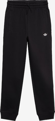 ADIDAS ORIGINALS Tapered Housut värissä musta: etupuoli