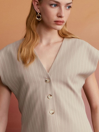 Dilvin Vest 'Westen' in S in Beige, Item view