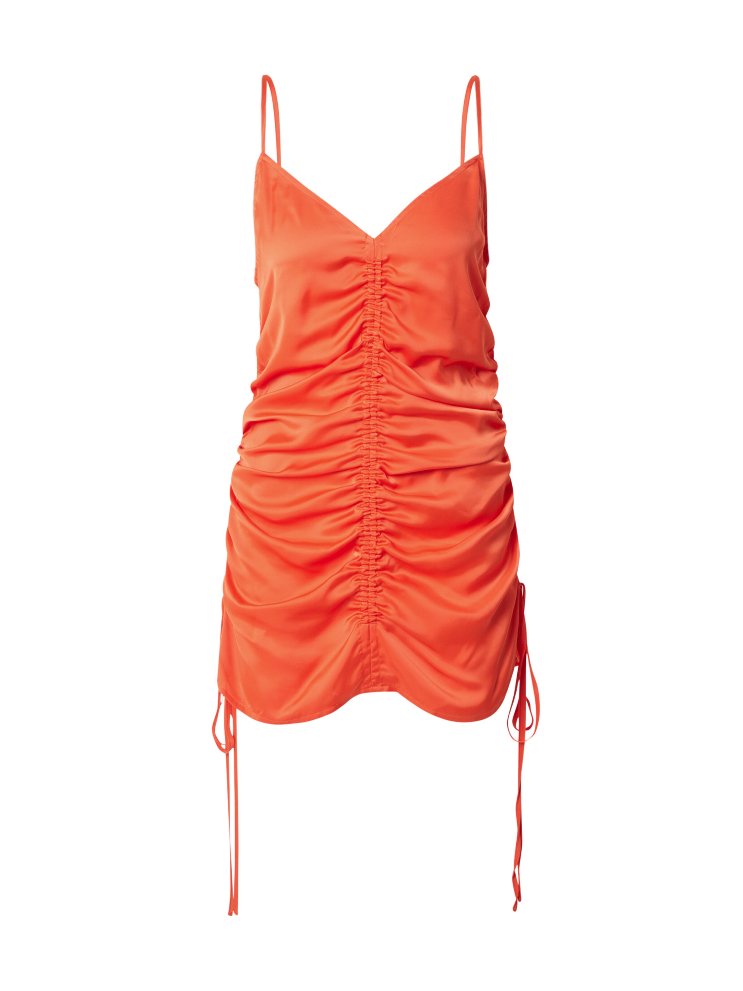 Frauen Kleider WEEKDAY Kleid 'Gather' in Orange - NN32292 Frauen Kleider WEEKDAY Kleid 'Gather' in Orange - NN32292