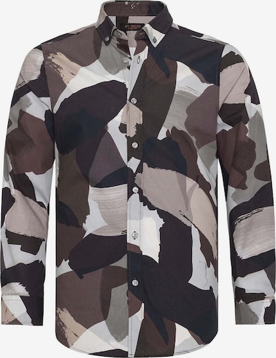 Marškiniai iš By Diess Collection, spalva – ruda / tamsiai ruda / pilka / balkšva, Prekių apžvalga