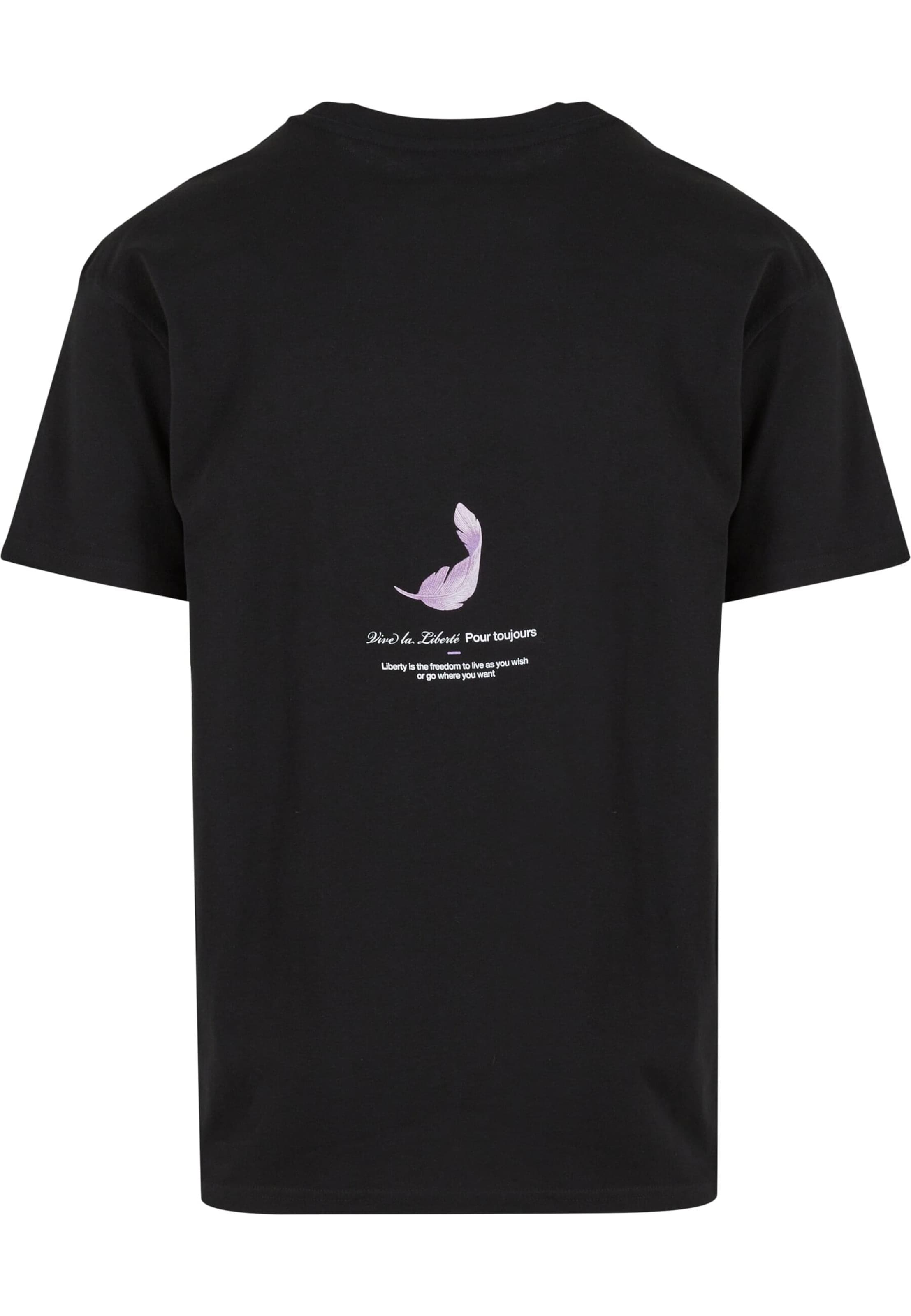Mister Tee Majica 'Vive la Liberte' | črna barva