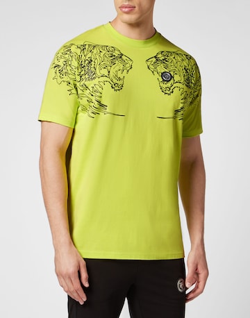 Plein Sport T-Shirt 'Tiger' in Gelb