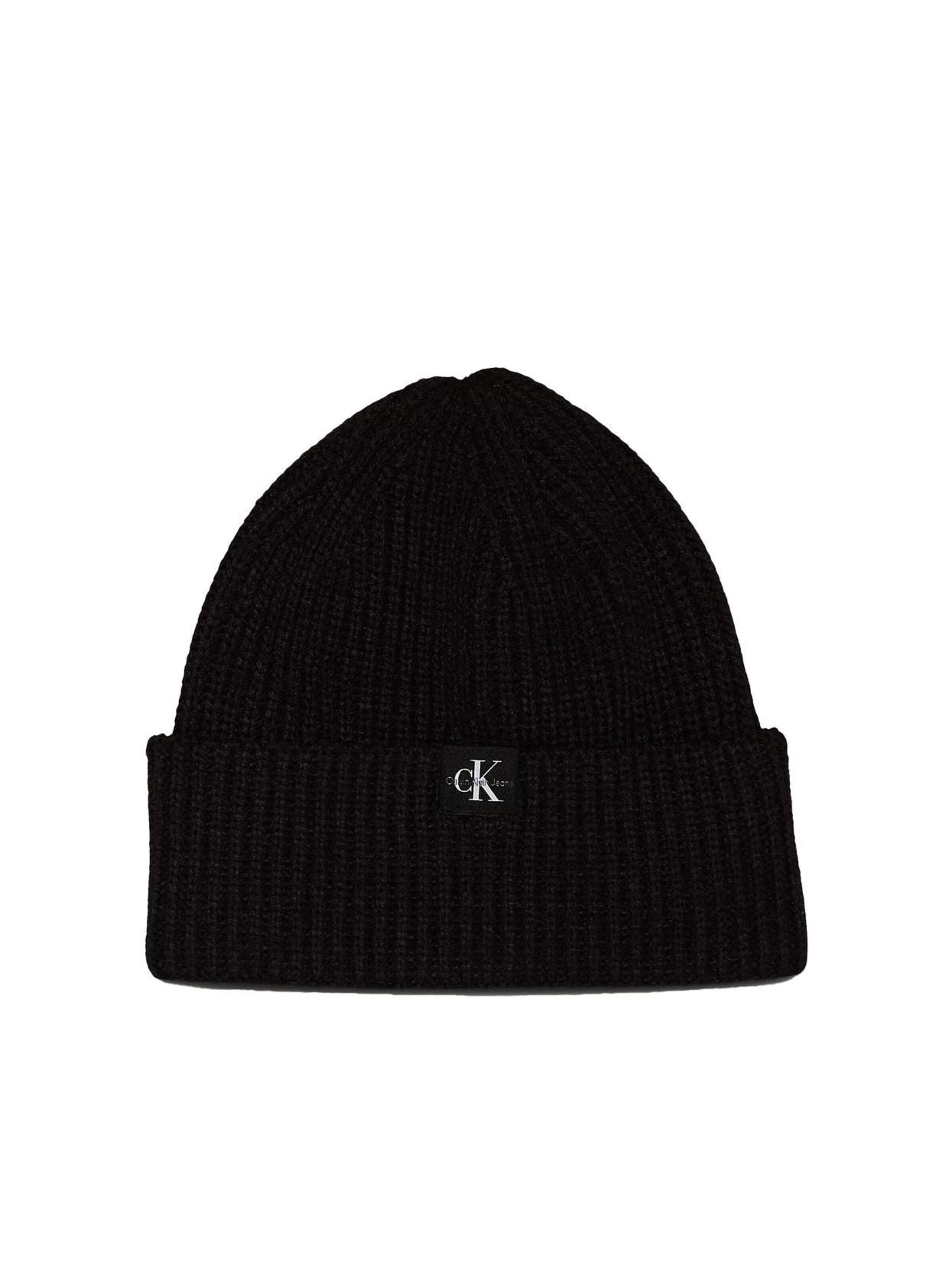 Bonnet Calvin Klein Kids en noir : devant