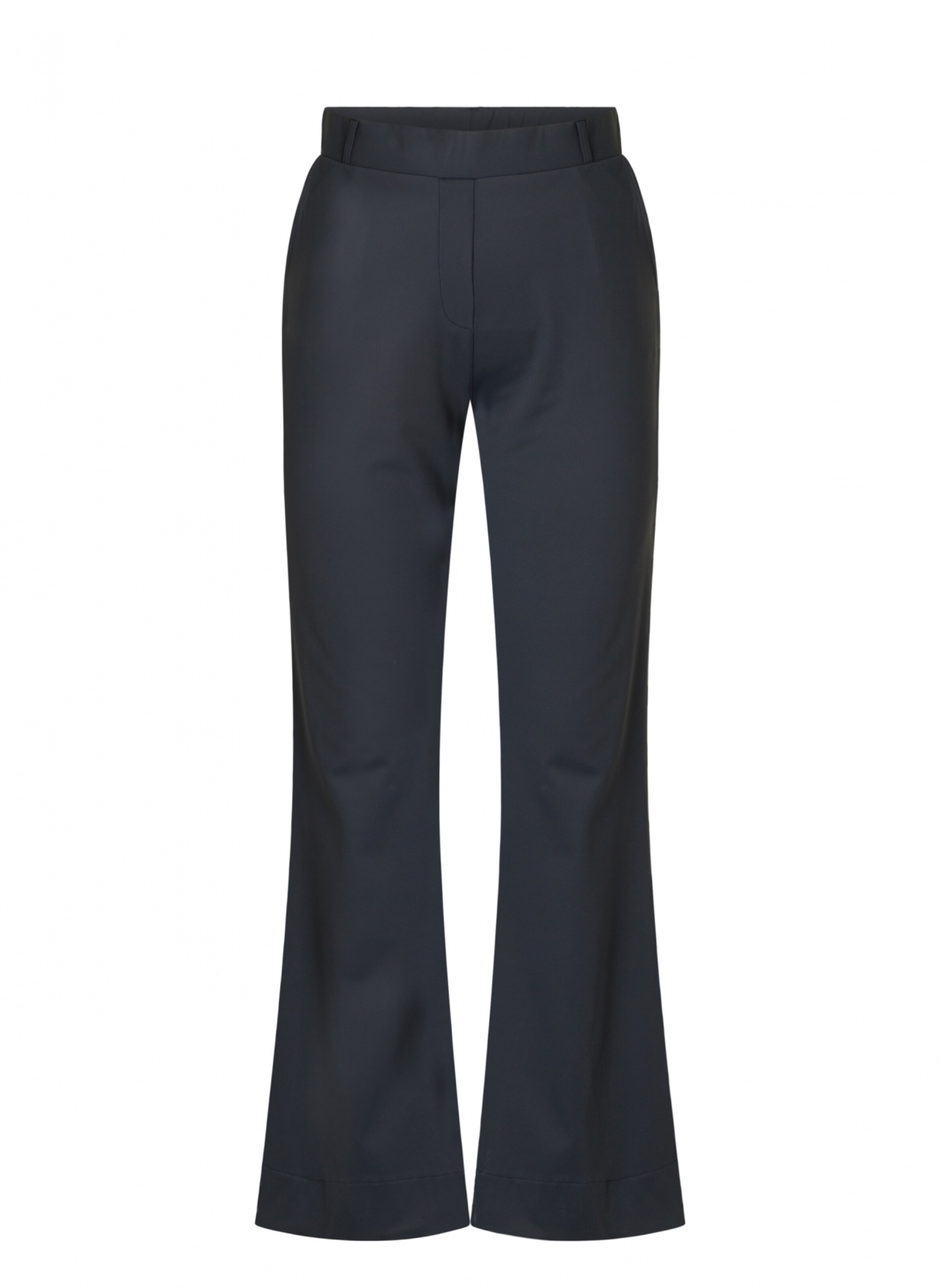 BASE LEVEL Flared Hose in Blau: Vorderseite