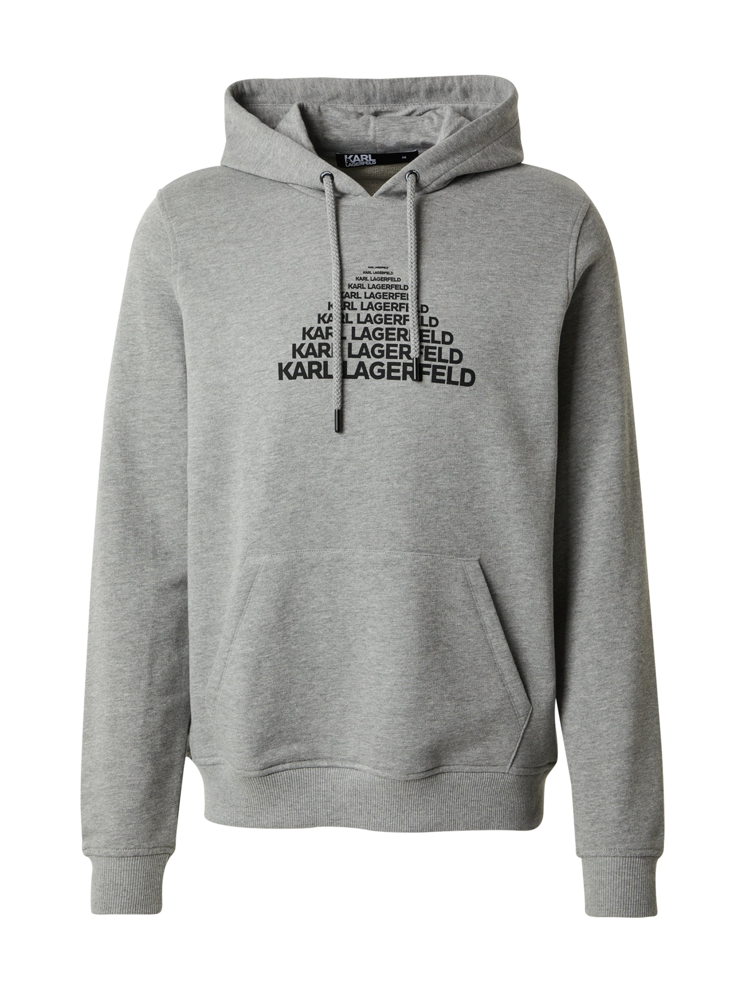Karl Lagerfeld Μπλούζα φούτερ σε γκρι: μπροστά