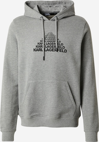 Karl Lagerfeld - Sweatshirt em cinzento: frente
