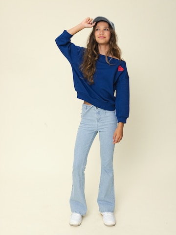Sweat-shirt Looxs Revolution en bleu