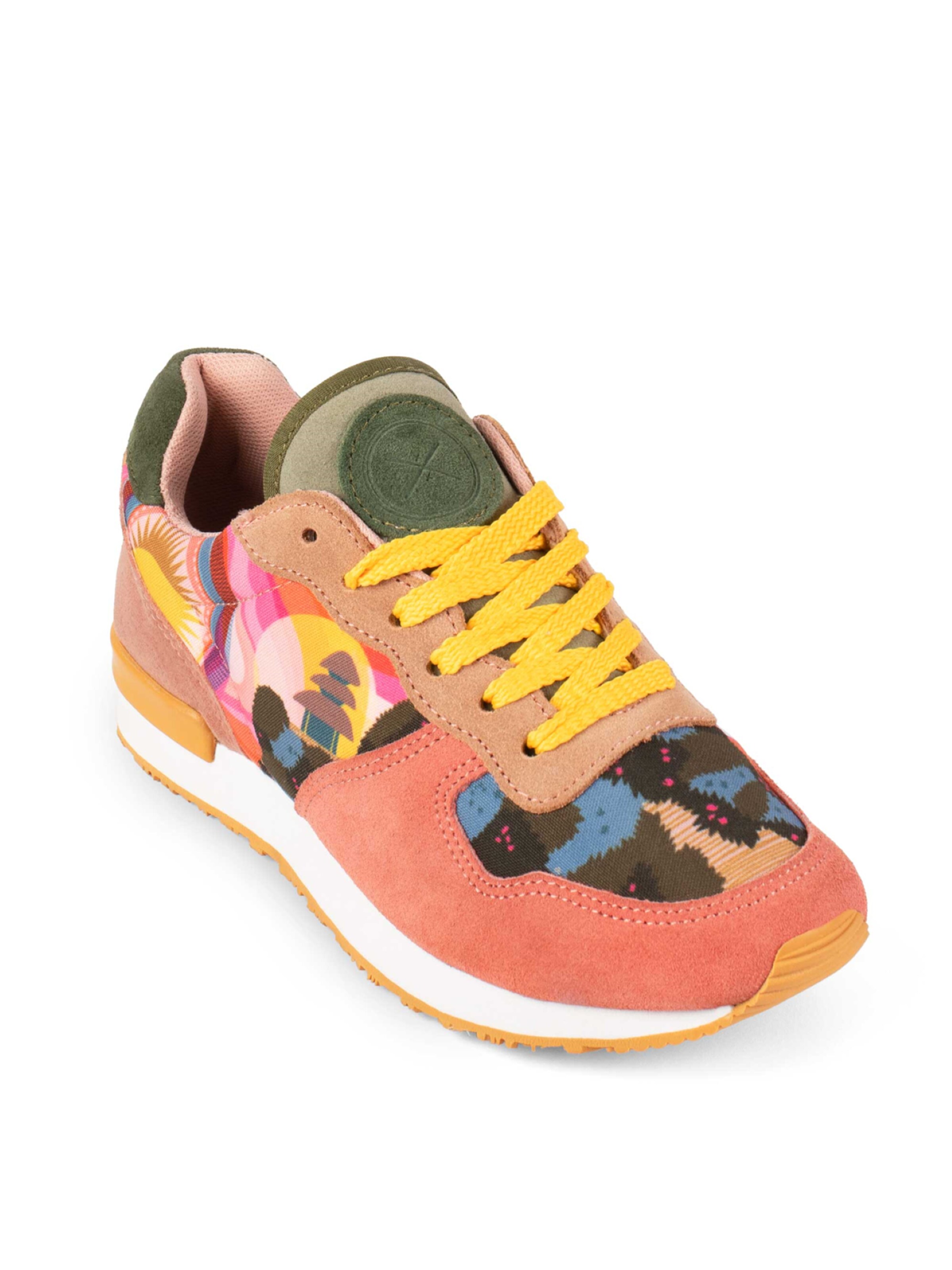 inkkas Sneaker low 'Inkkas Samadhi Sneaker – Handgefertigter Damen-Sneaker in Sunset-Farben'‌‌‌‌‌‌ in Mischfarben: Vorderseite