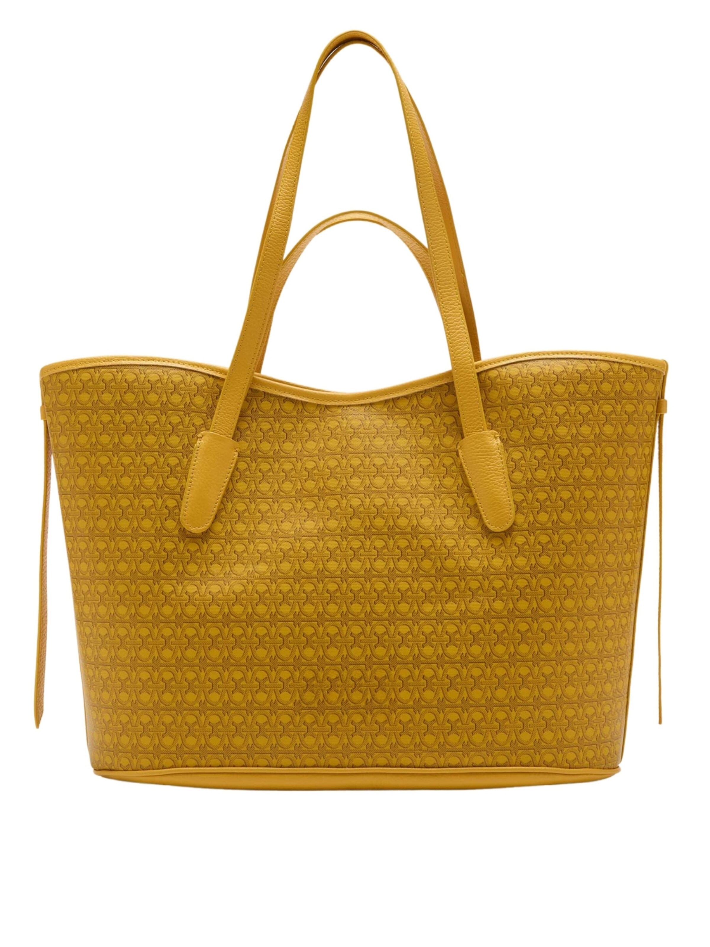 Shopper 'COCCINELLE NEW NEVER WITHOUT' di Coccinelle in giallo: frontale