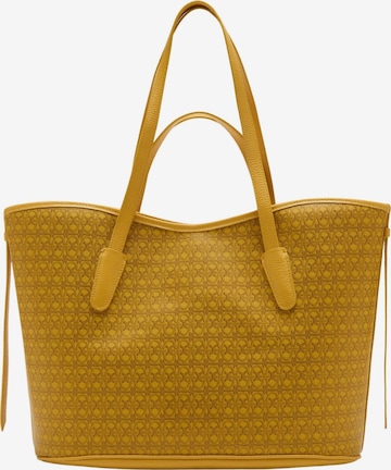 Shopper 'COCCINELLE NEW NEVER WITHOUT' di Coccinelle in giallo: frontale