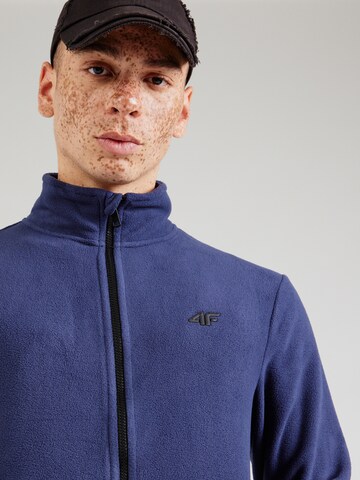 4F - Chaqueta polar funcional en azul