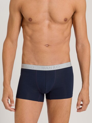Hanro Boxer shorts ' Cotton Essentials ' in Blue: front