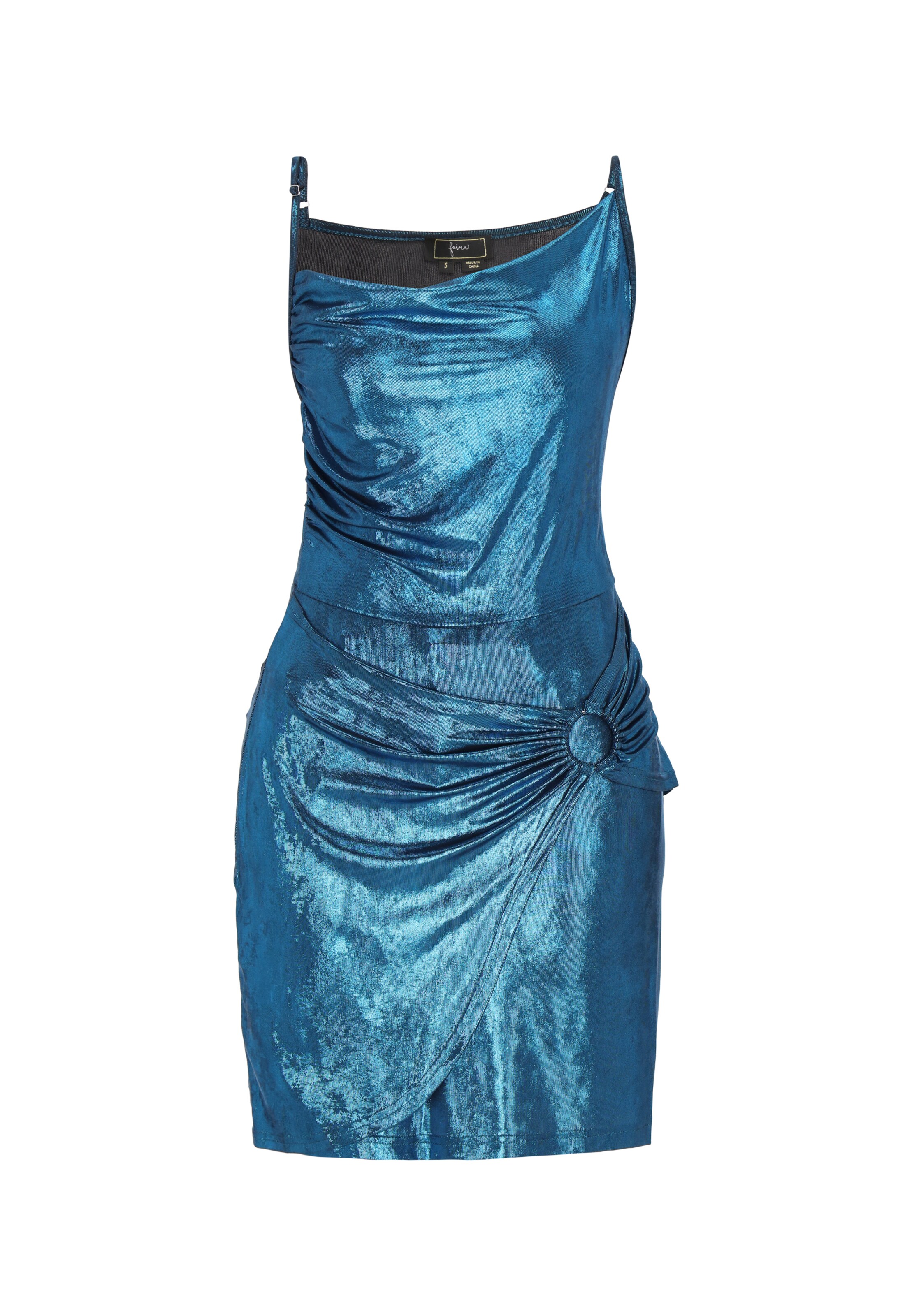 faina Cocktail Dress in Navy, Item view