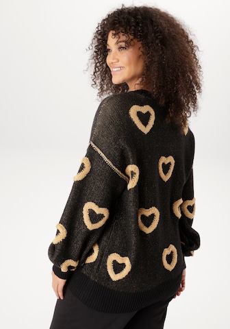 Aniston Pullover in Schwarz