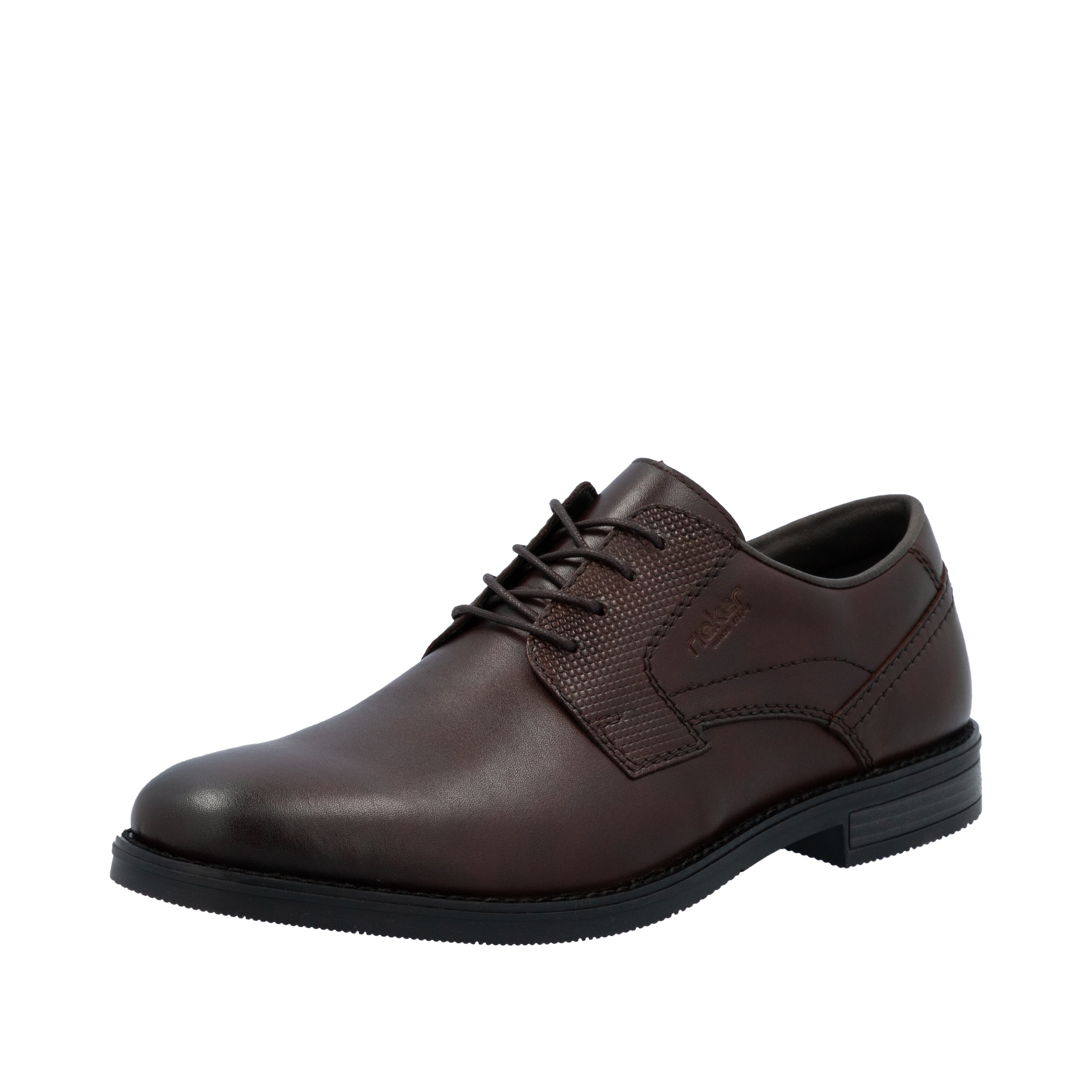 Chaussure à lacets Rieker en marron : devant