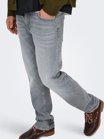 Only & Sons Regular Jeans 'ONSWOLF' in Grijs