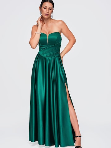 Robe de soirée Ombre en vert