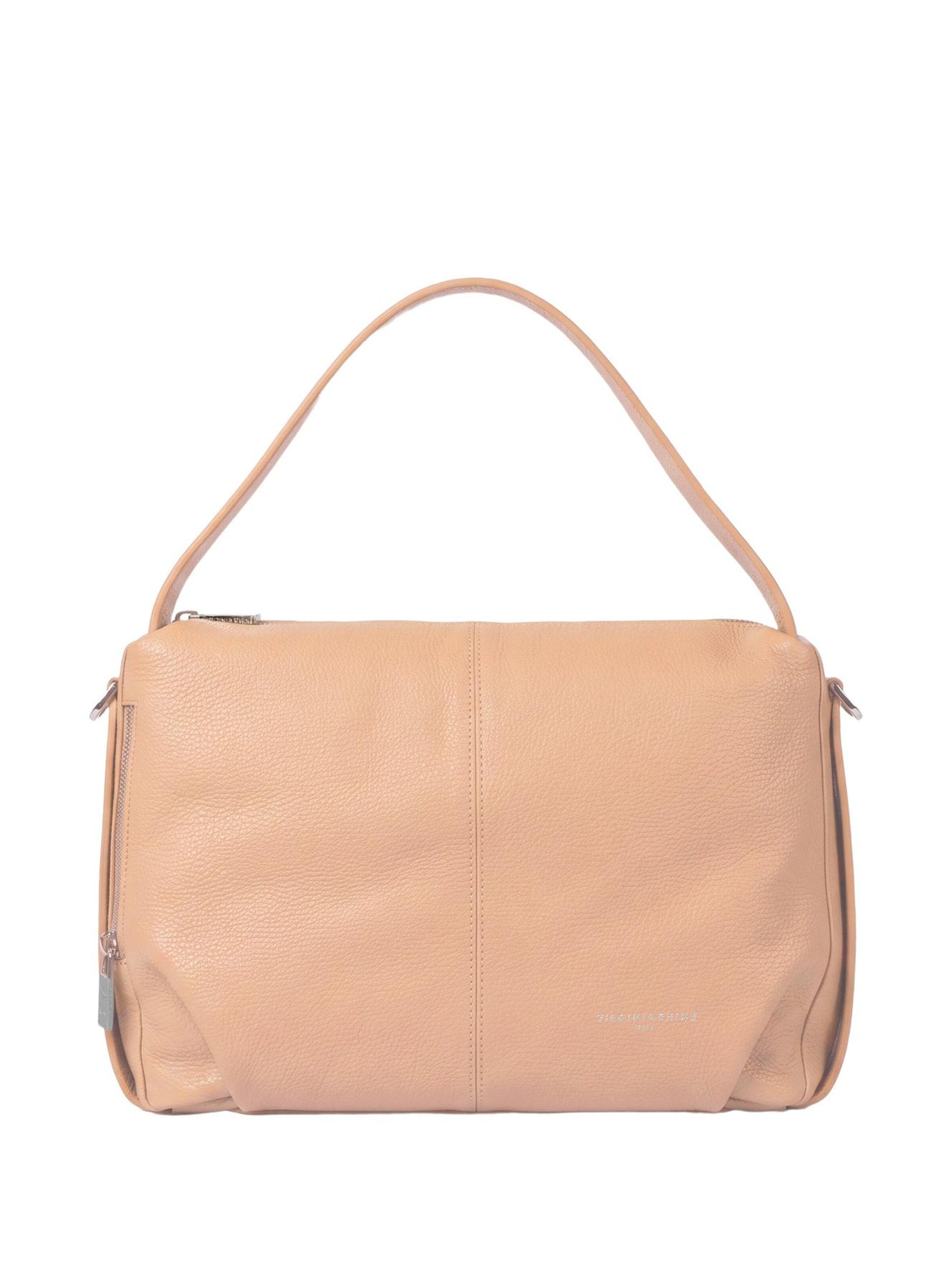 Borsa a spalla 'Borsa a Spalla Pelle Genuina Virginia Rhinè 32x25 cm' di Virginia Rhinè in rosa: frontale