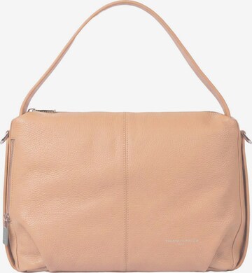 Borsa a spalla 'Borsa a Spalla Pelle Genuina Virginia Rhinè 32x25 cm' di Virginia Rhinè in rosa: frontale
