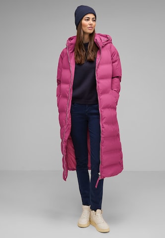 STREET ONE Winter Coat in Pink: front