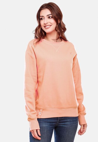 Sweat-shirt NAVAHOO en orange : devant