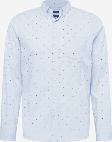 Coupe regular Chemise GAP en bleu : devant