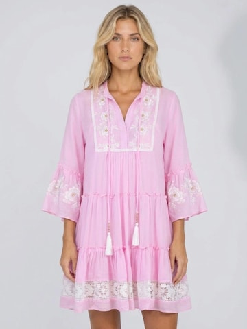 Miss June - Vestido 'Robe Courte Cecilia' em rosa
